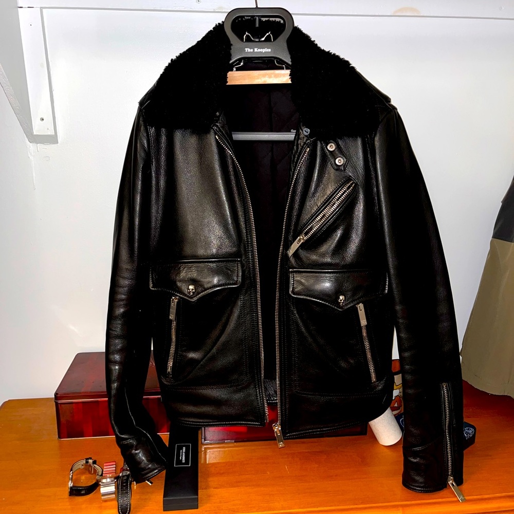 Fall-winter biker leatherJacket